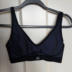 ALO Yoga Midnight Blue Sports Bra